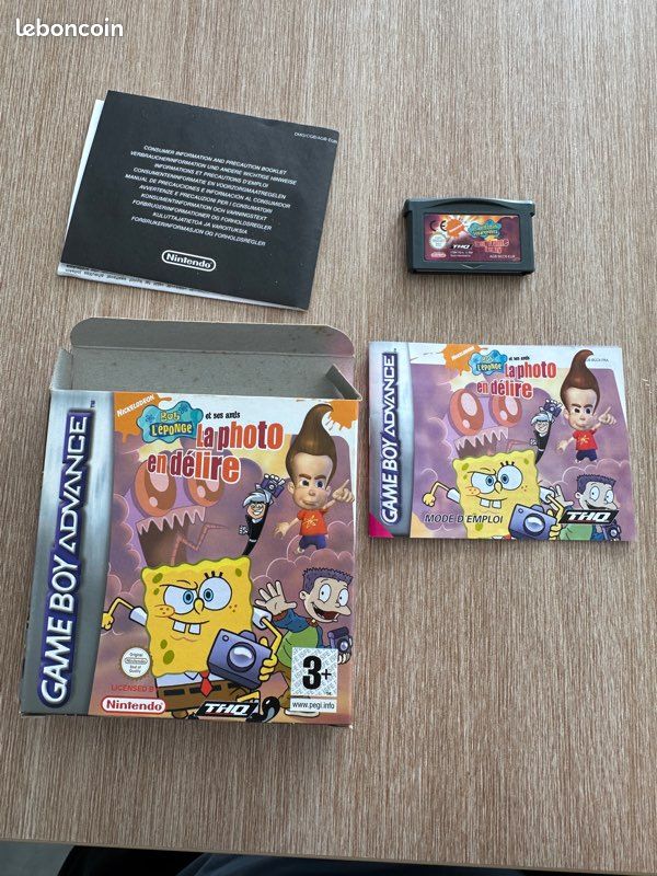 Bob L'éponge La Photo En Délire Gameboy