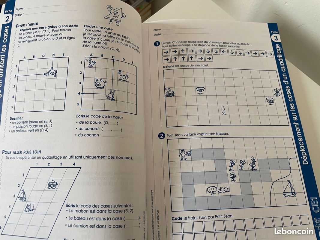 Géométrie CE1 Fiches à photocopier (image 11)