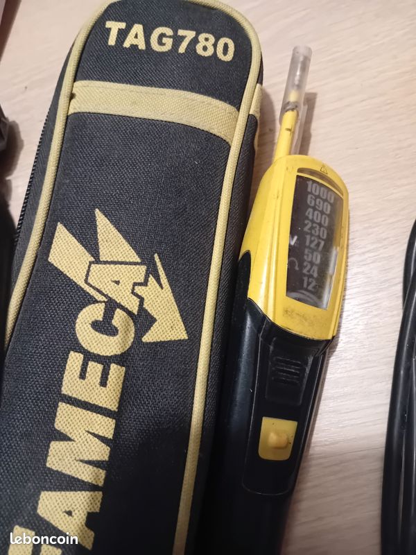 Détecteur De Tension Fameca TAG 770 – Testeur Basse Tension Neuf, Vintage NOS