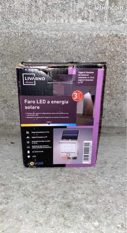 Phare LED alimentation solaire (image 2)