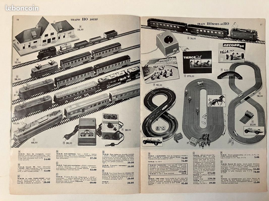 Vintage catalogue jouets. Etrennes 1966 bon marche 36 pages 50