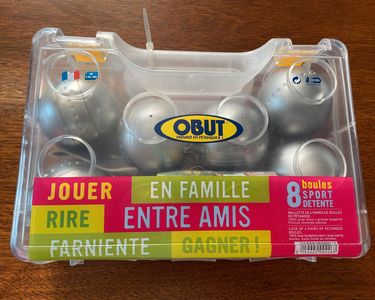 Mallette Obut Collector - 8 Boules De Pétanque En Acier (neuf, Trésor Oublié)