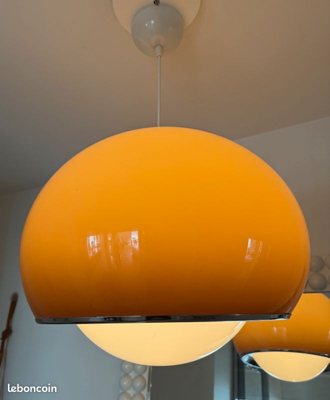 SUSPENSION GUZZINI "BIG BUD" XL Space Age (image 2)