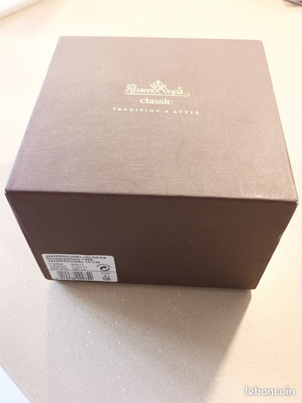 Rosenthal Boule de Noël dans son coffret d'origine (image 2)