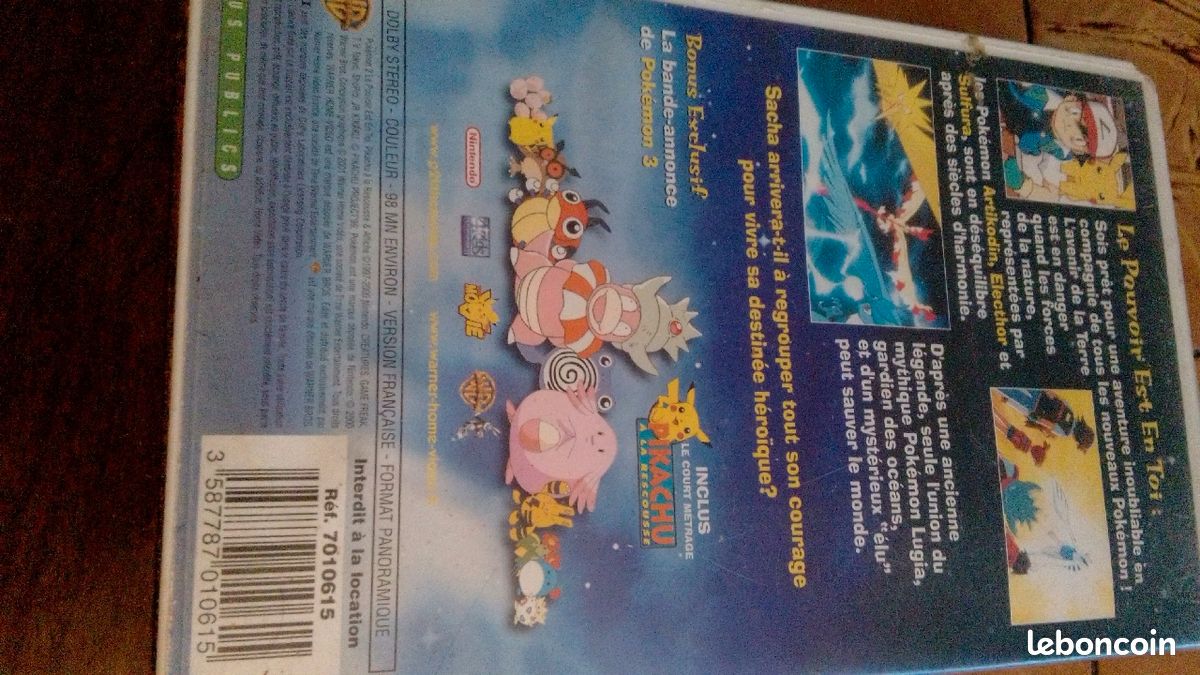 Cassette VHS pokémon 2 le pouvoir et en toi 20e (image 2)