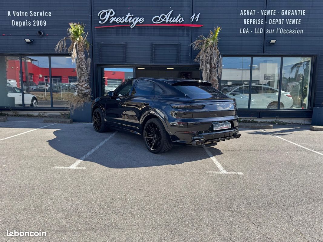 Porsche CAYENNE COUPE 4.0 V8 HYBRID Turbo S KIT techart 60 000 euros JA VOSSEN Echappement Tech ART Offre de LOA 2 124 /mois TTC (image 7)