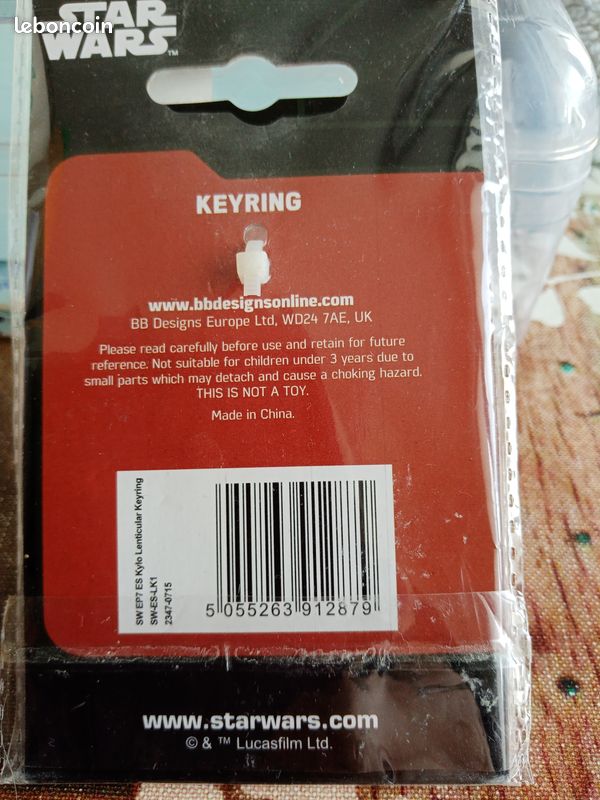 Porte clé Star Wars Kylo Ren neuf (image 4)