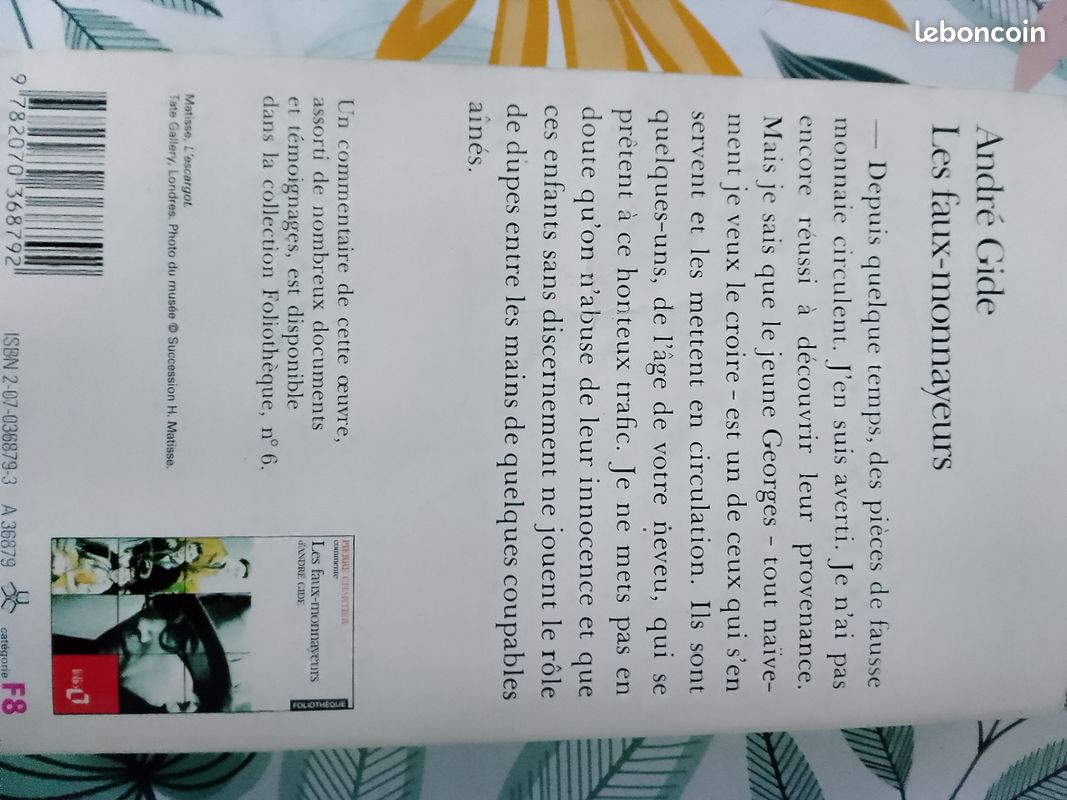 Livre les faux-monnayeurs (image 2)
