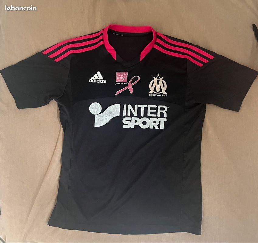 Maillot Om collector lutte contre le cancer 2012/2013 (image 1)