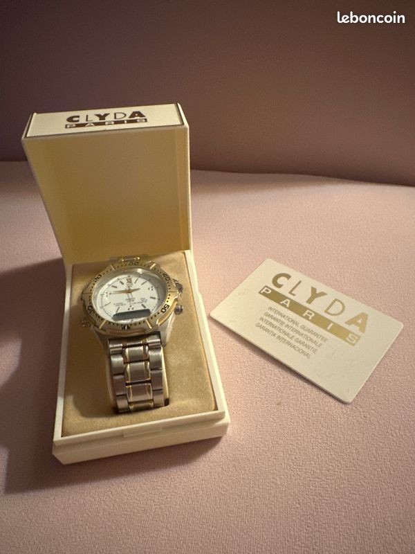 Montre Bracelet Femme Clyda Paris - Vintage Cuir - Élégance Intemporelle