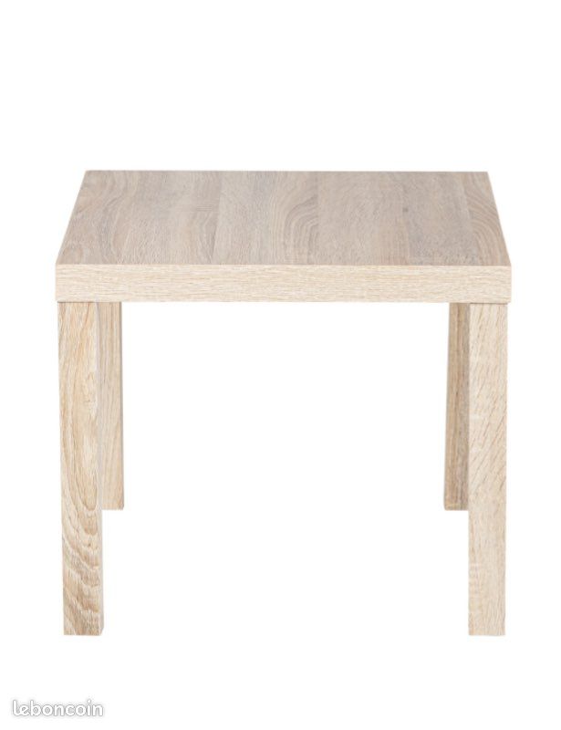Table Basse Carrée Chêne neuve encore emballée (image 2)