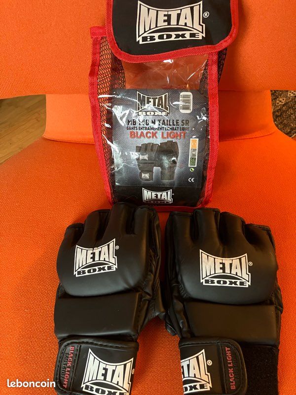 Gants de combat MMA adulte métal box (image 1)