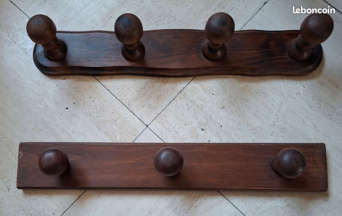 2 porte manteaux 3 et 4 pateres (image 2)