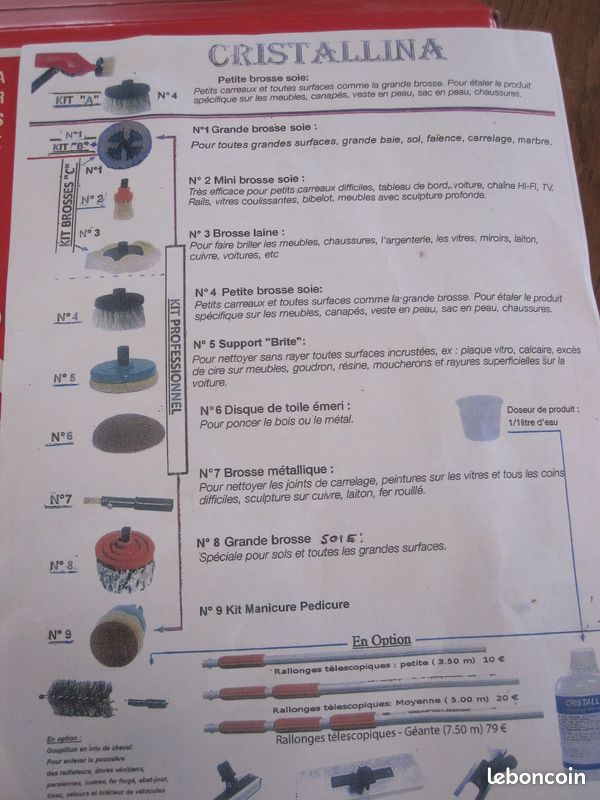 Nettoyeur et lave vitre Cristallina (image 2)
