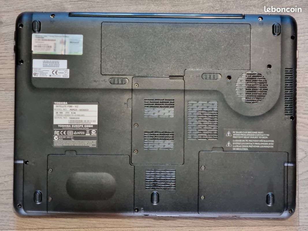 Écran LCD 17 Pouces Compatible Toshiba Satellite P300-1GL - Neuf Avec Garantie 1 An
