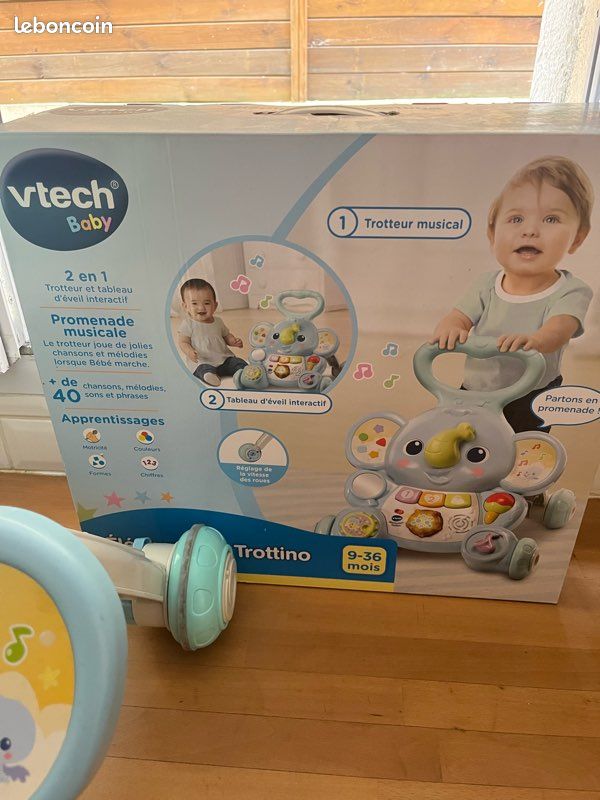 Trotteur Parlant Pousseur BÃ©bÃ© Avec Frein Trotteur Zèbre Parlant