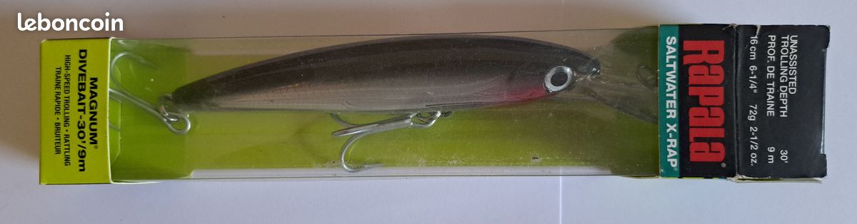 Vieux Leurre Rapala Magnum 11 En Argent – 4 3/8 Pouces – 9/16 Oz – Pêche En Eau Douce Et Salée