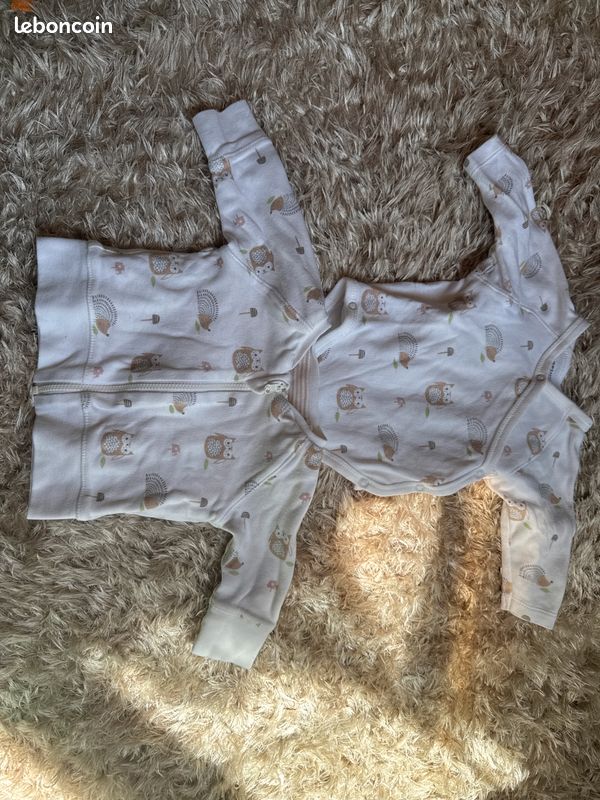 Body et veste bébé (image 1)