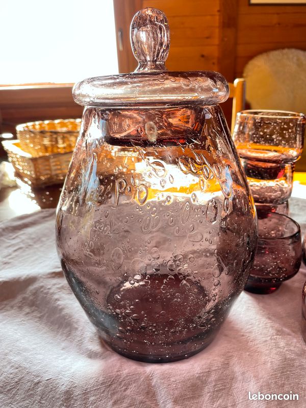 Bocal en verre soufflé Biot (image 2)