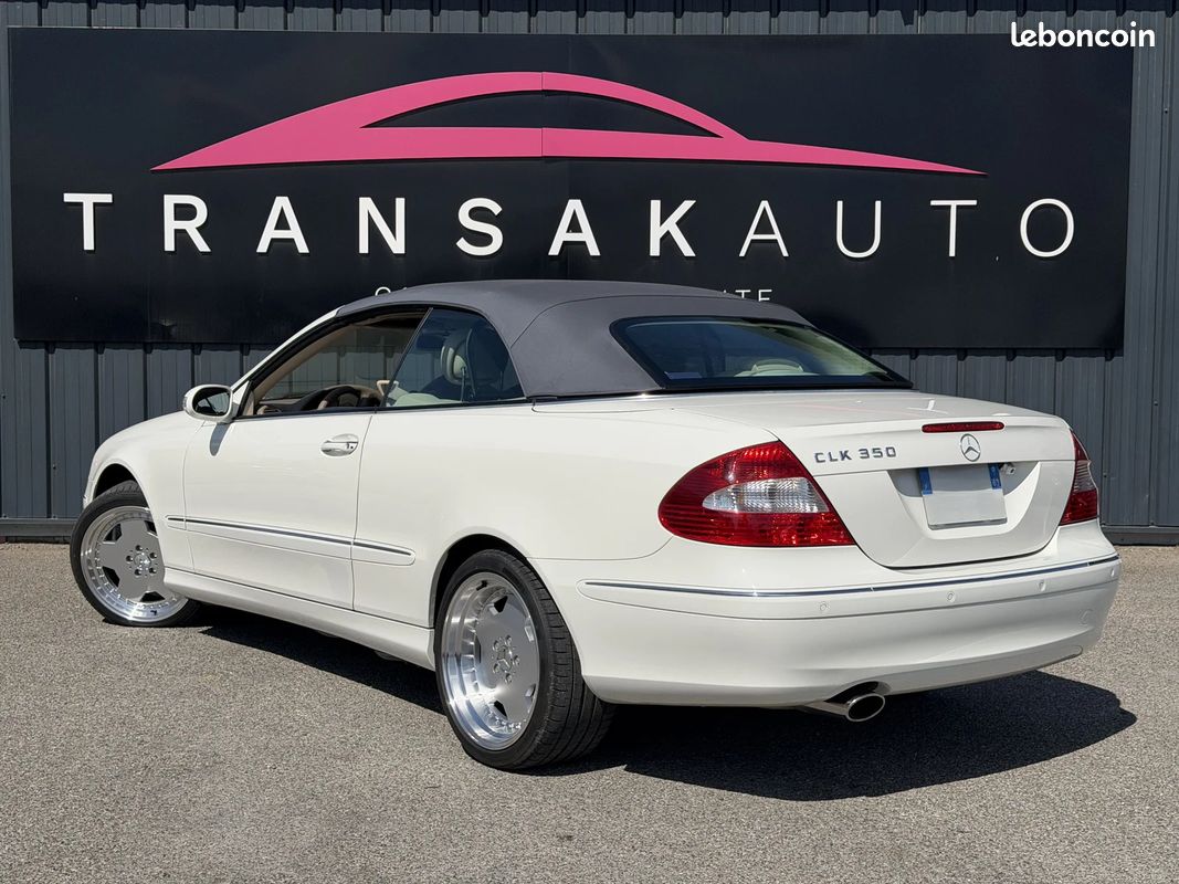 Mercedes-Benz CLASSE CLK CLK 350 (209.456) (209) Cabriolet 350 3.5 i V6 24V 272 cv Boîte auto /TRAITEMENT CERAMIQUE COMPLET/ENTRETIENS COMPELT/CAMERA DE RECUL/SIEGES ELECTRIQUES/ (image 3)