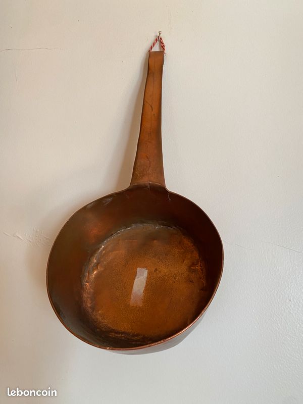 Ancienne Casserole En Cuivre étamé – 18 Cm, Gaz Et électrique, Qualité