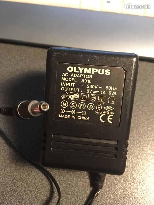 Bloc Alimentation Olympus A910 – 9V 1A – Module D'Alimentation – Occasion