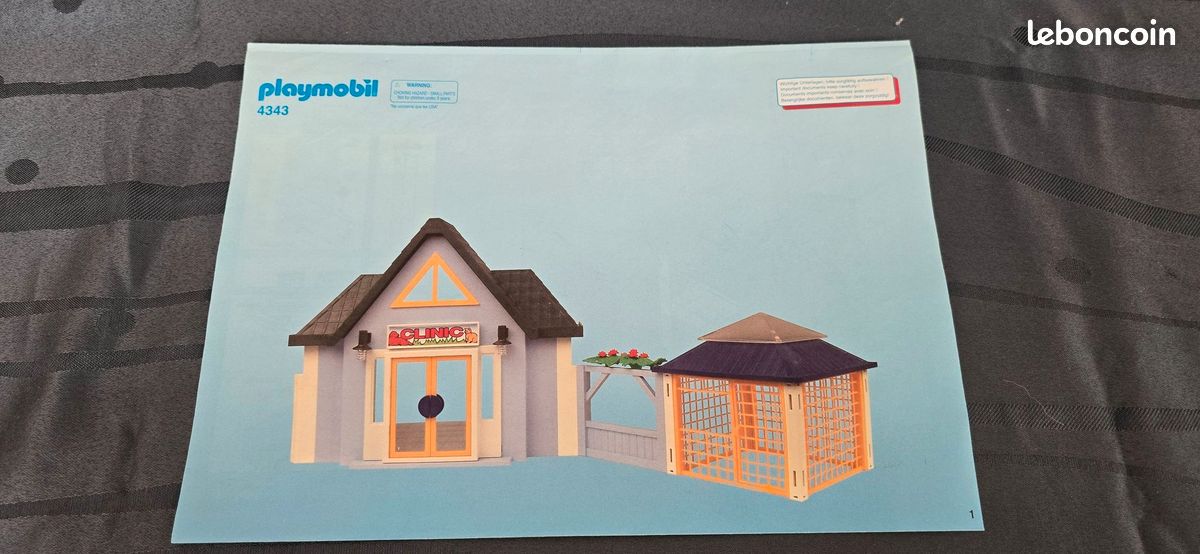 PLAYMOBIL - BATEAU 3550 Complet. Boite d'origine et notice - Vintage