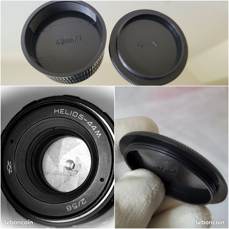 CAPUCHON ARRIÈRE POUR OBJECTIF M42 - REAR LENS CAP M42 PENTAX