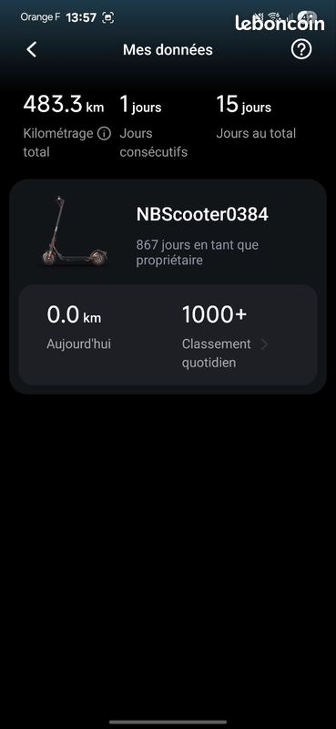 Trotinette electrique Segway Ninebot F40E (image 12)