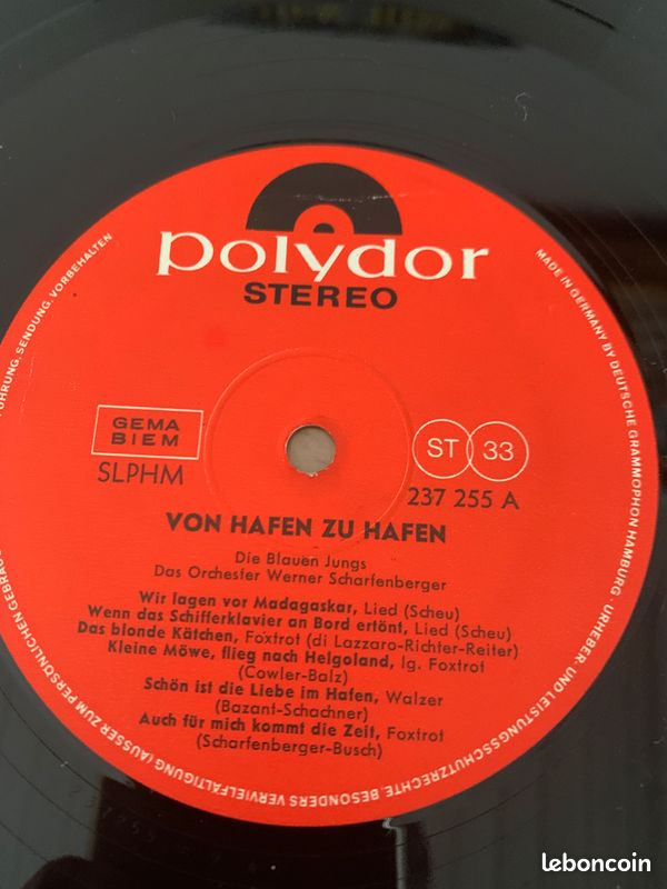 Die Blauen Jungs - Von Hafen zu Hafen 33T / LP (image 7)