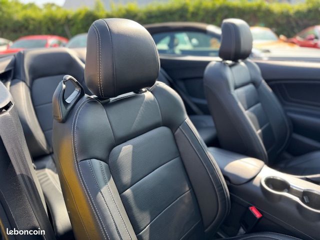 FORD MUSTANG V8 5.0 GT CABRIOLET PHASE 2 NOIR JANTES NOIR PACK PREMIUM *DISPO ET VISIBLE SUR NOTRE PARC* 48900eur (image 4)