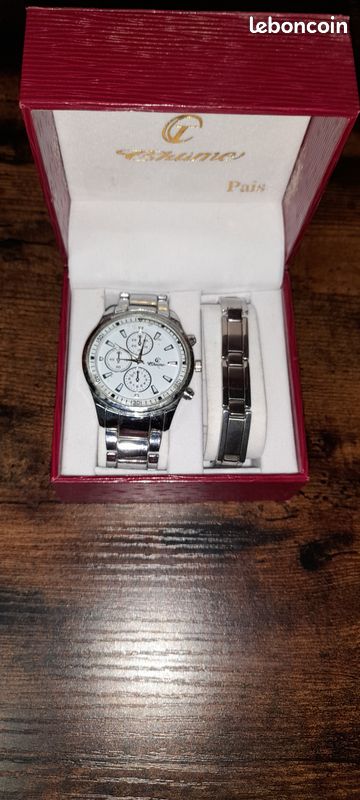 Bijoux Fantaisie Coffret Chtime Homme Coffret Montre Et Bracelet