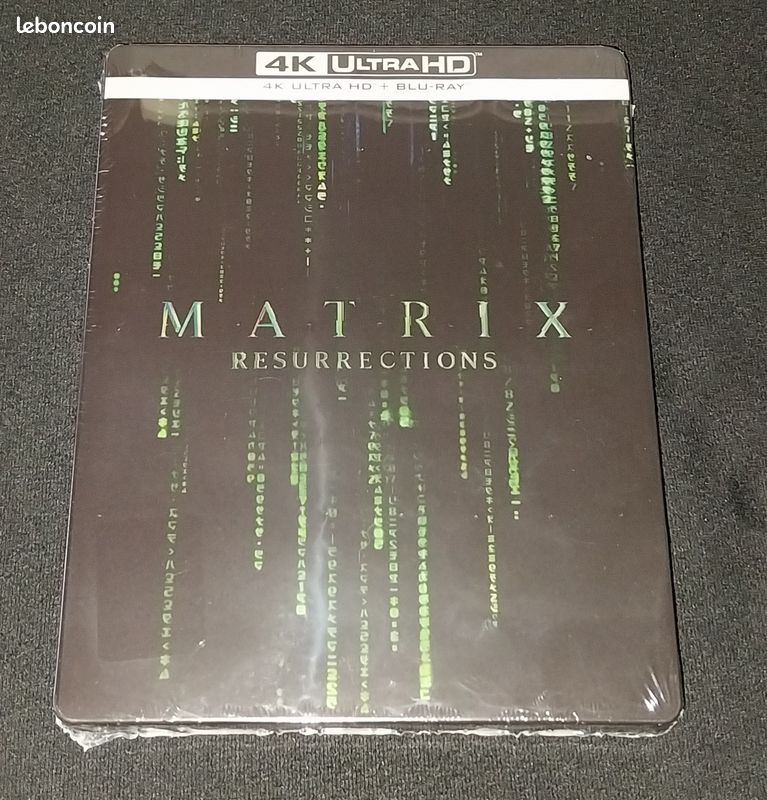 4 K MATRIX Resurrections comme neuf- version Steelbook (image 1)