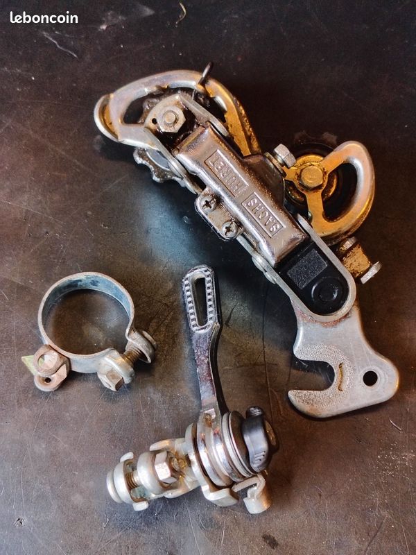 Dérailleur Arrière Vélo Course Vintage SACHS HURET – France – Alu