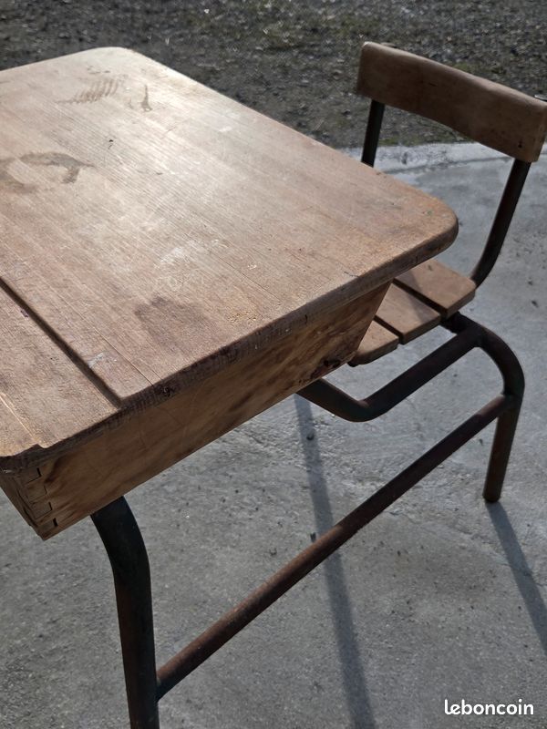 Bureau écolier vintage (image 6)