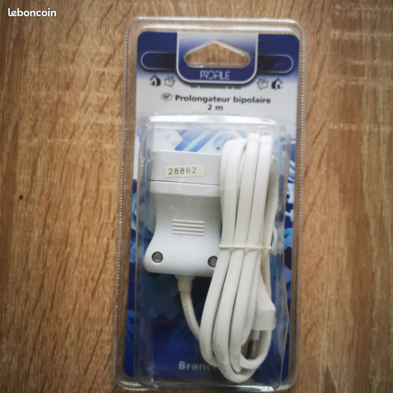 Prolongateur rallonge bipolaire 2m neuf (image 3)