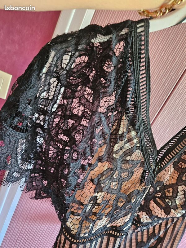 Robe dentelle cocktail, mariage, habillée (image 2)