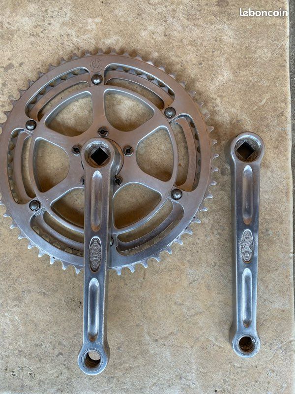 Pédalier Stronglight 49D Modèle Déposé Triple Plateaux – Routens/Herse, Vélo Course Vintage