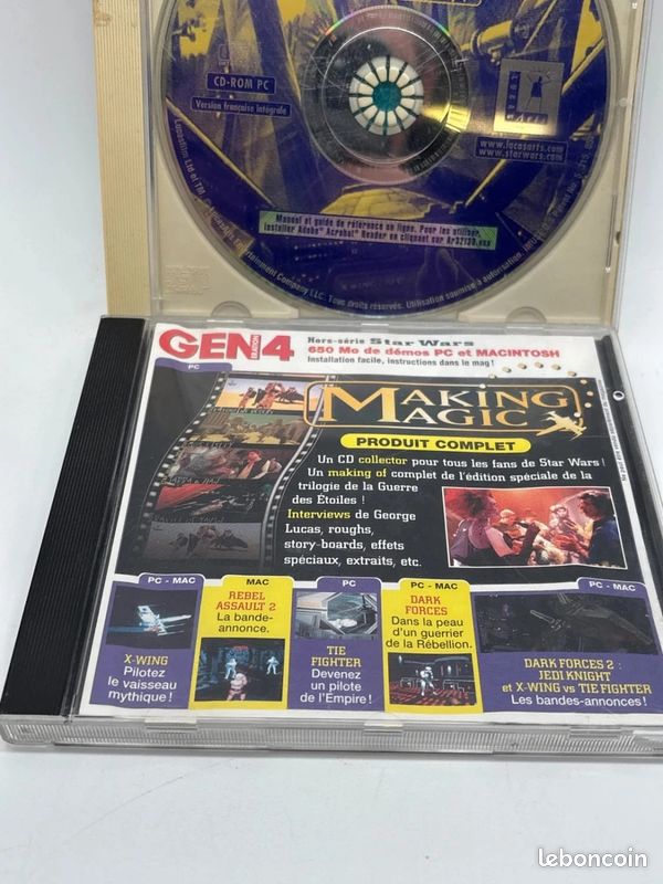Grosse Collection De Jeux PC Star Wars - Très Bon état - Voir Photos