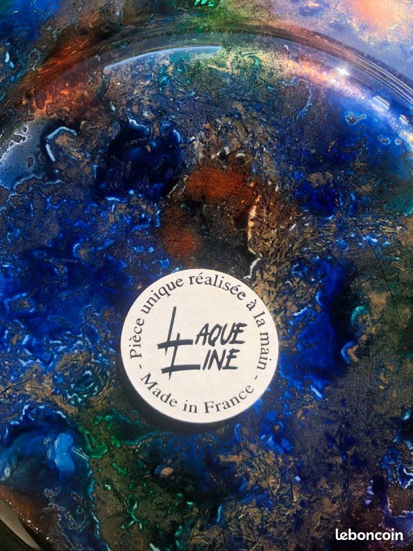 Boîte décorative artisanale Laque Line – Pièce unique made in France (image 8)