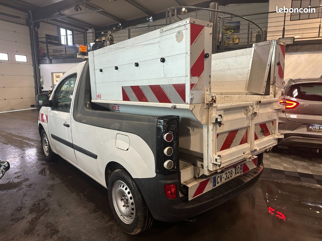 RENAULT KANGOO 1.5 dCi 90 Zen pick up benne basculante - benne hydraulic - distribution faite (image 4)