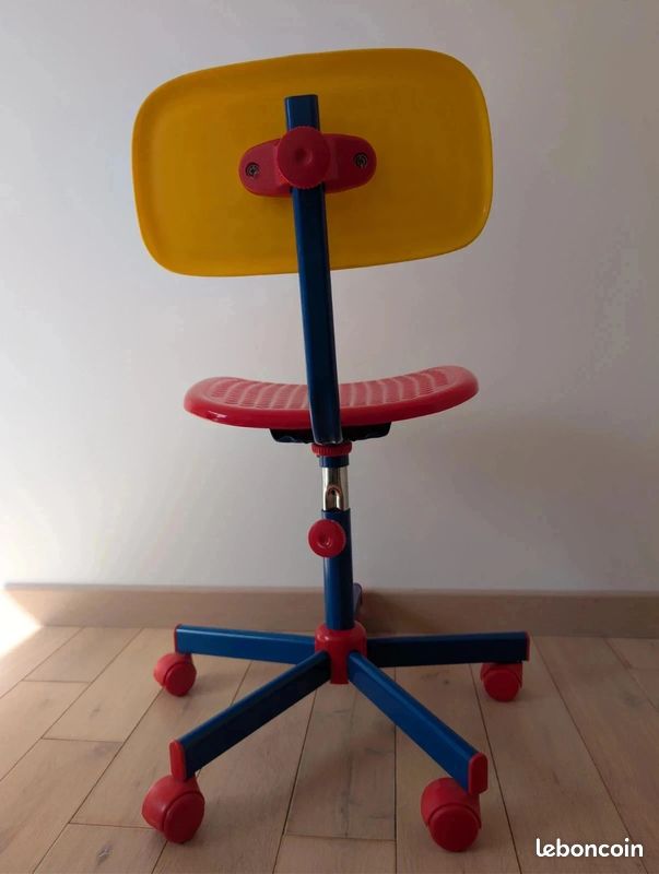 Chaise de bureau enfant vintage Ikea (Knut & Marianne Hagberg) (image 3)