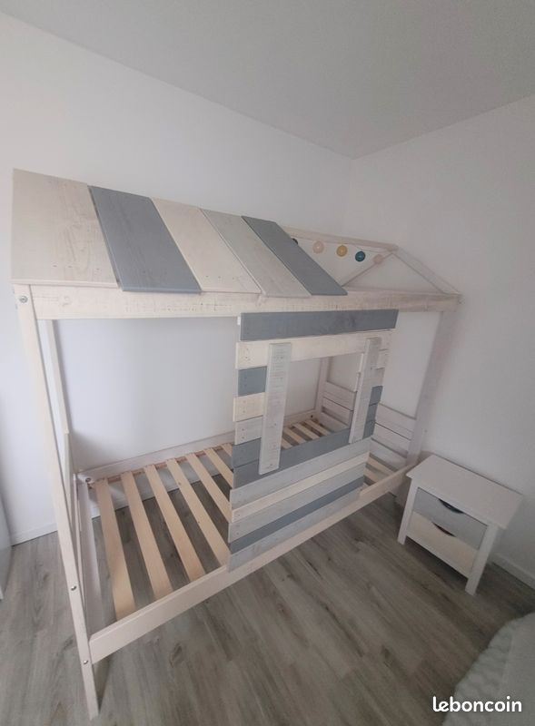 Vends lit cabane enfin (image 2)
