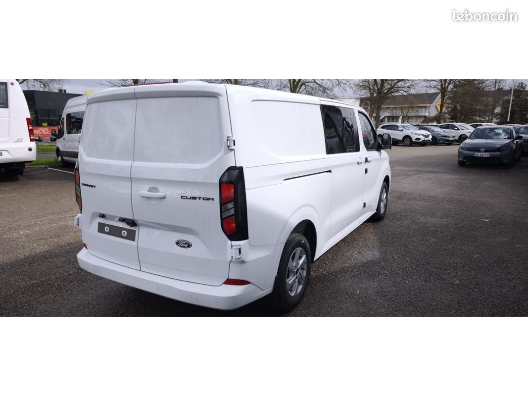 FORD TRANSIT CUSTOM 2.b0 EcoBlue - 170 - BVA S&S CABINE APPROFONDIE (image 11)