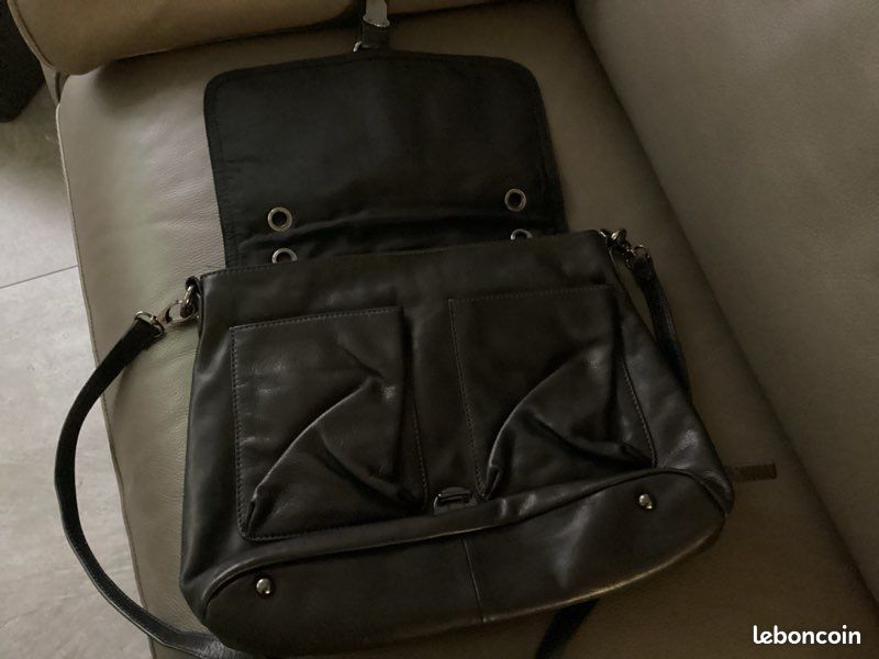 Sac à main femme avec 2 poches devant (image 2)