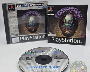 Oddworld : L'Exode D'Abe Sur PS1 – Complet CIB – Version PAL FR – Retro