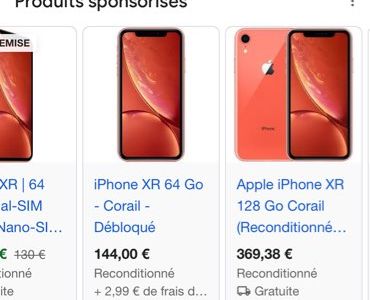 APPLE iPhone XR Blanc 64 Go Débloqué d'occasion