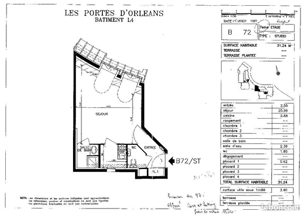 Appartement a louer montrouge - 1 pièce(s) - 30 m2 - Surfyn