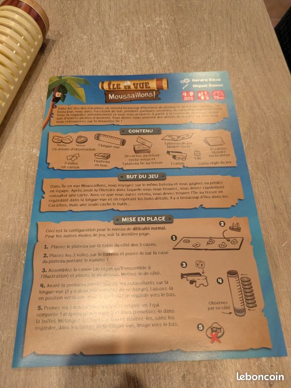 Jeu de société ile en vue moussaillons (image 4)