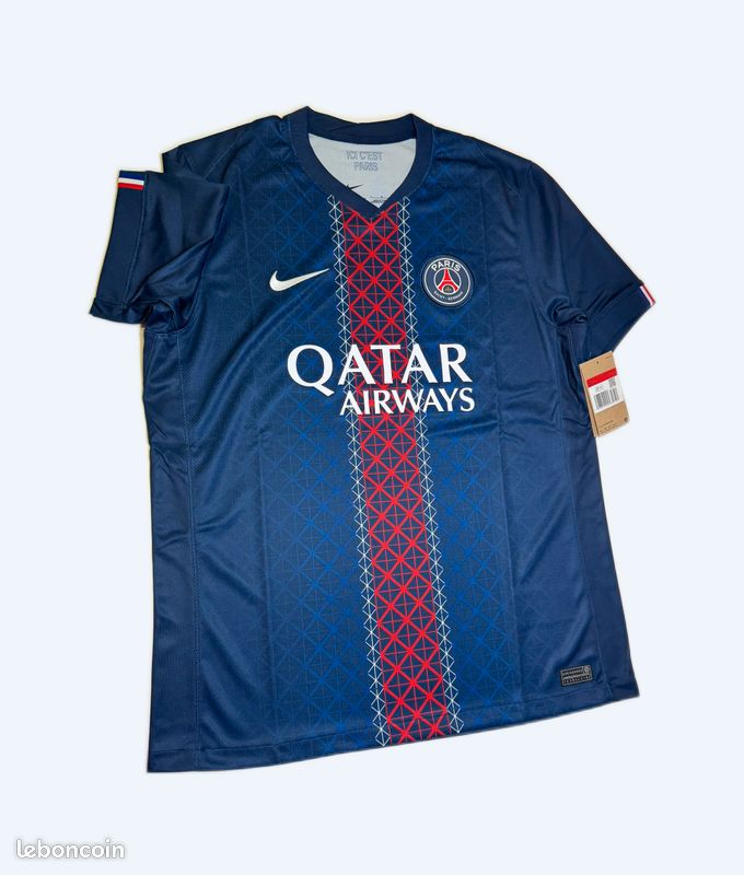 Maillot PSG Domicile 2025/2026 Nike - Taille L - Neuf Avec étiquettes